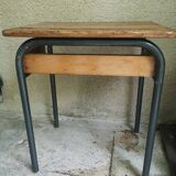 Old child school desk