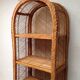 Vintage rattan shelf
