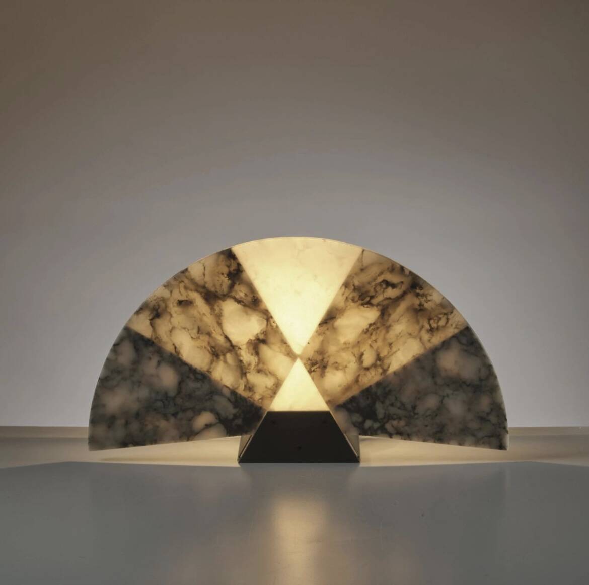 Ventaglio V584 lamp by Angelo Mangiarotti Skipper Pollux edition