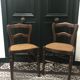 Pair of cane chairs