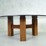 Italian Modern Rosewood Coffee Table, 1960s
