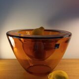 Coupe en verre ambré début 2000's