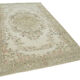 Turkish hand-knotted decorative 1970s beige carpet 170 cm x 295 cm