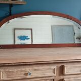 Art Deco mirror Beveled carved wood frame size