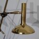 Danish design brass floor lamp, 1970