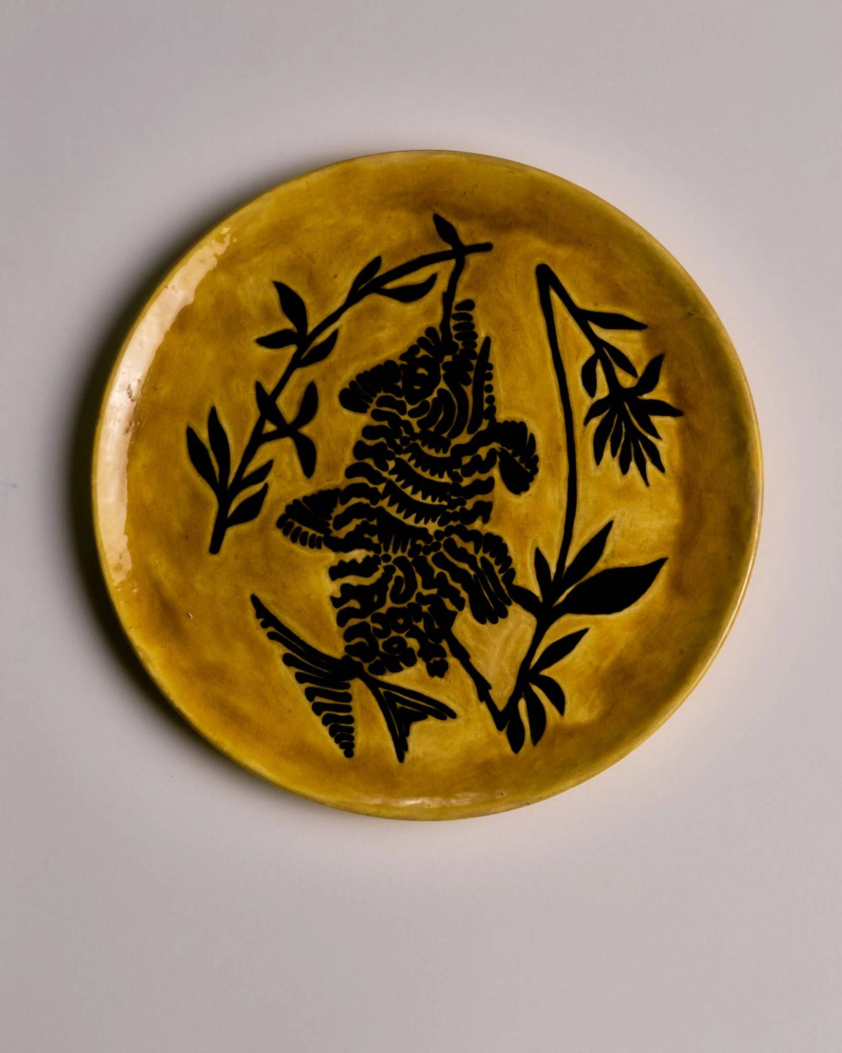 Ceramic dish, Jean Lurçat, 1950s