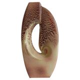 Midcentury Ceramic Vase Sculpture by Roberto Rigon for Bertoncello, Italy, 1960s