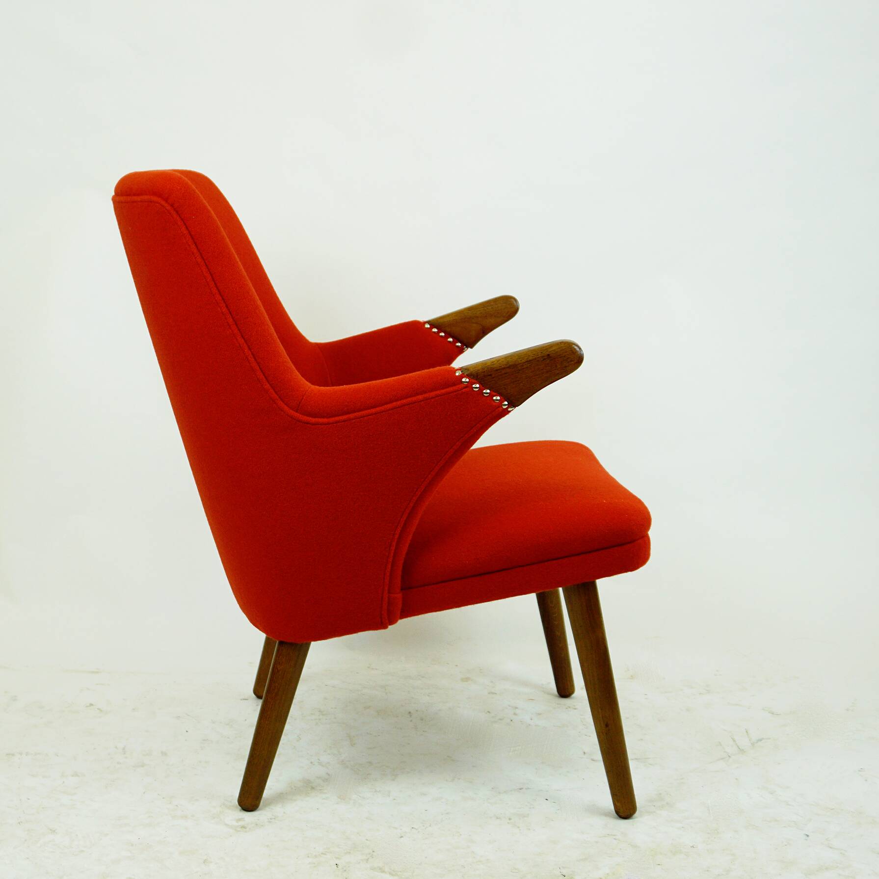 Teak armchair by Svend Skipper, Scandinavian.