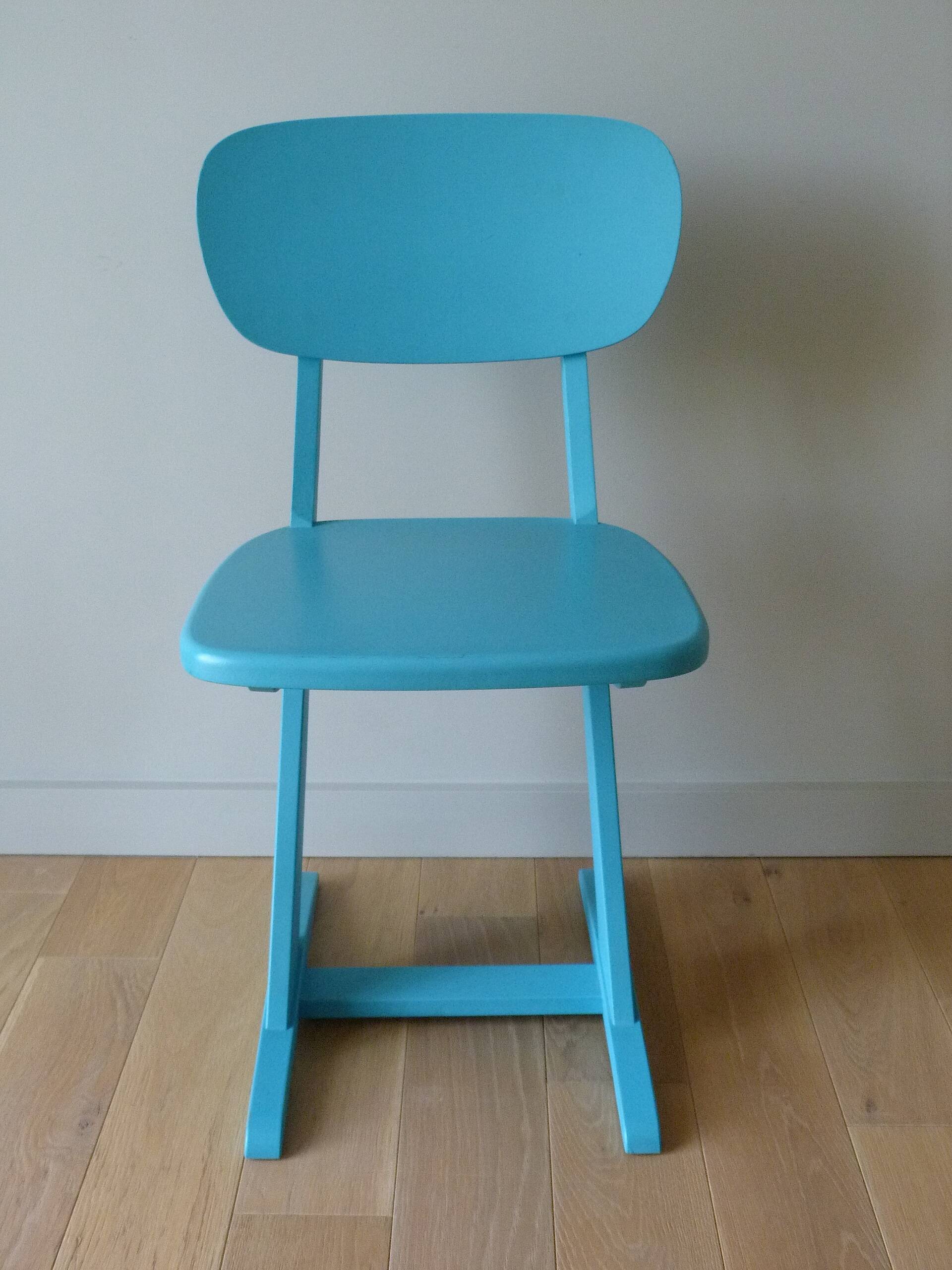 Laurette's accounting office and her chair.