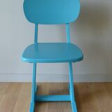 Laurette's accounting office and her chair.