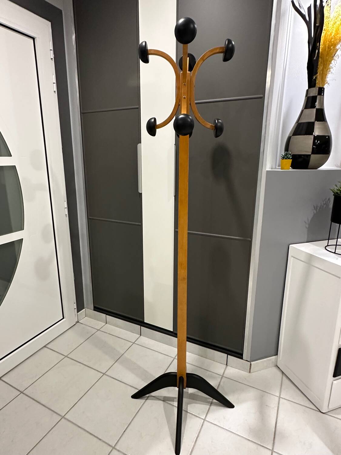 Vintage 1950s Stella French Bistro Coat Rack