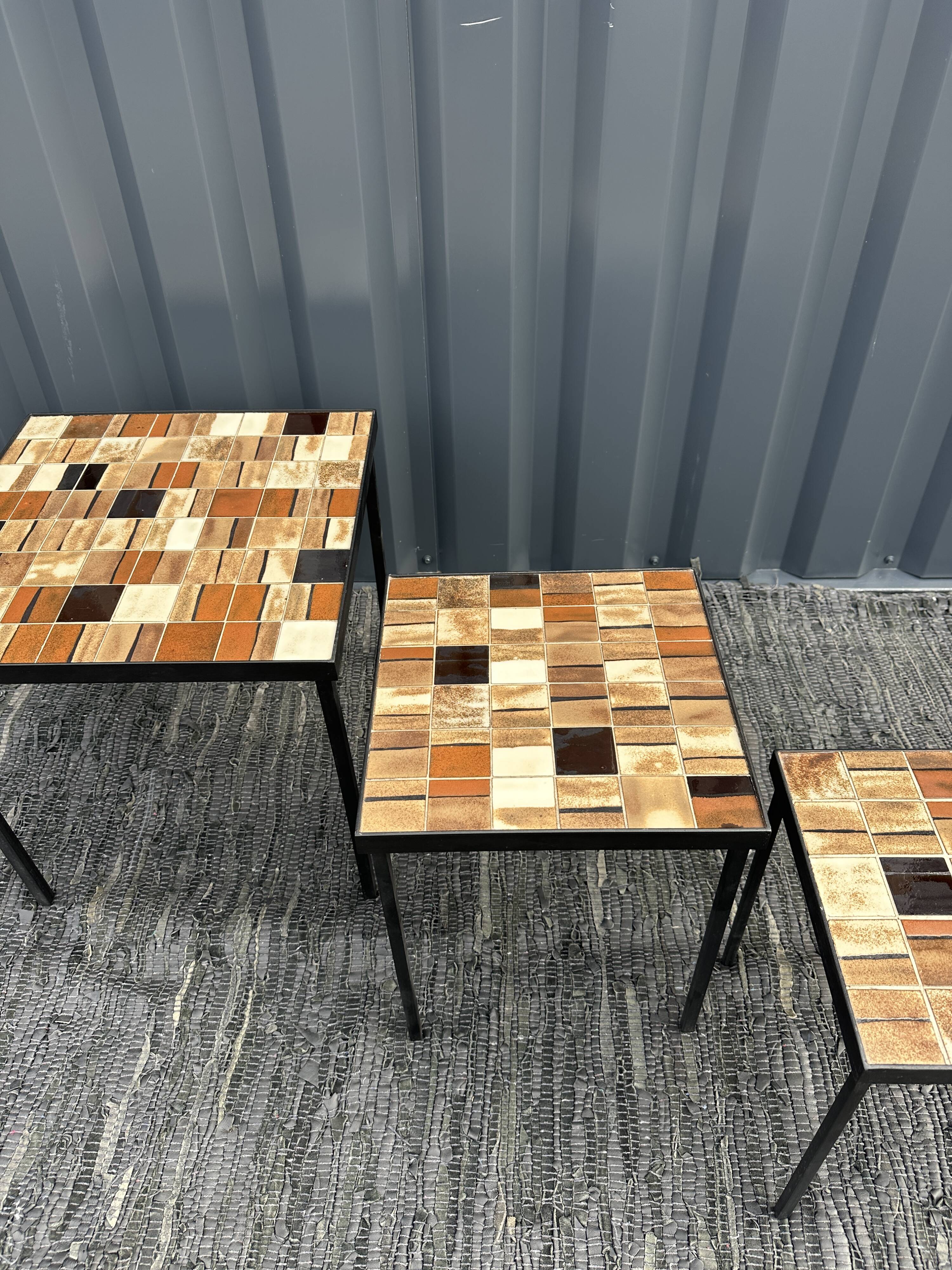 Mado jolain trio de tables basses