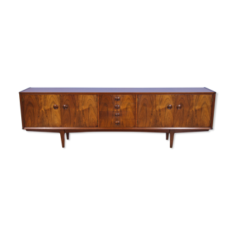 Enfilade XL hollandais en palissandre par William Watting pour Fristho, années 1960