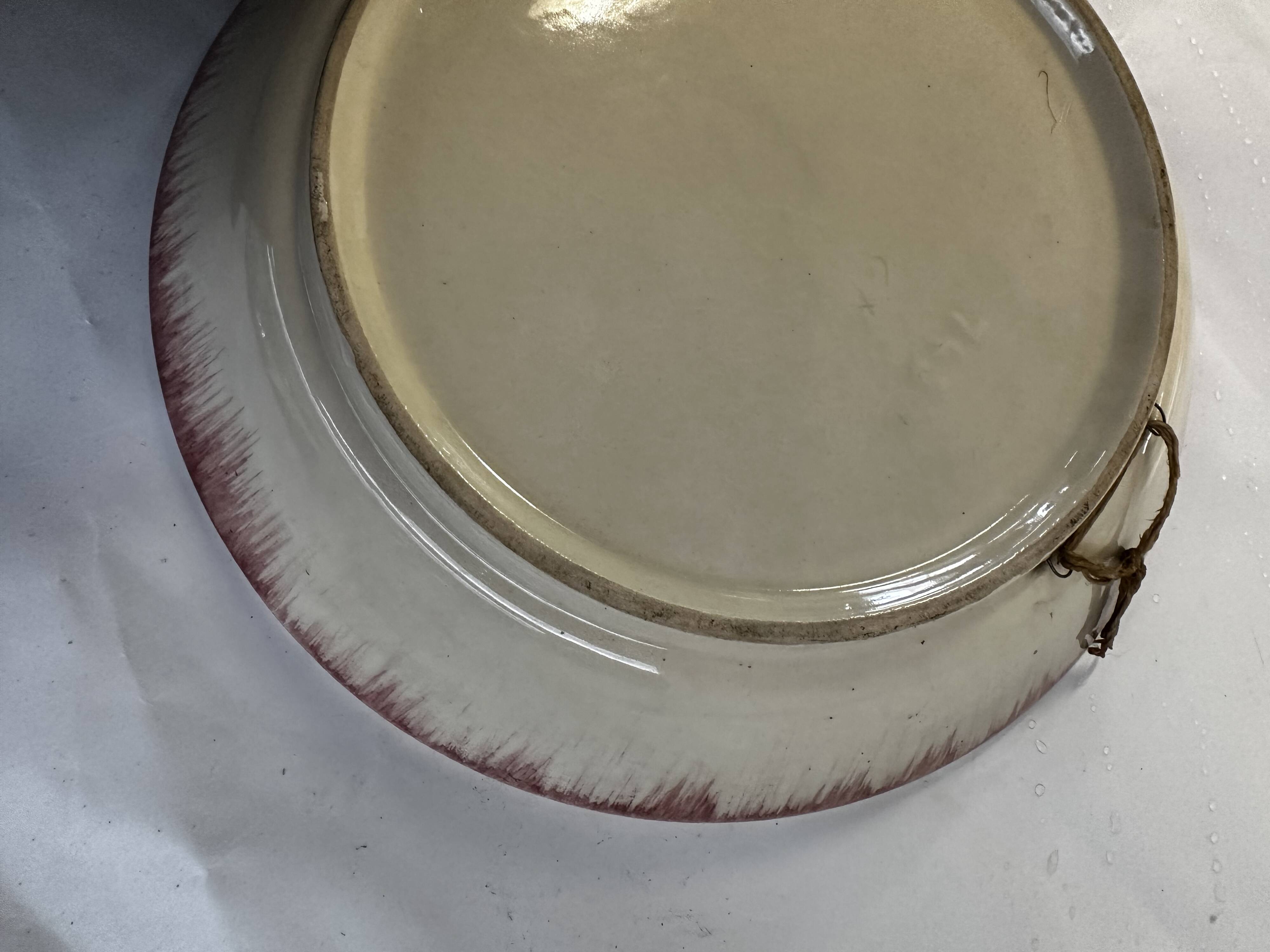 Ceramic and enamel dish with floral decoration by Hubert Béquet