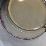 Ceramic and enamel dish with floral decoration by Hubert Béquet