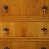 Small dresser in vintage blond walnut