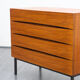Commode a tiroirs, teck, restauré, vintage