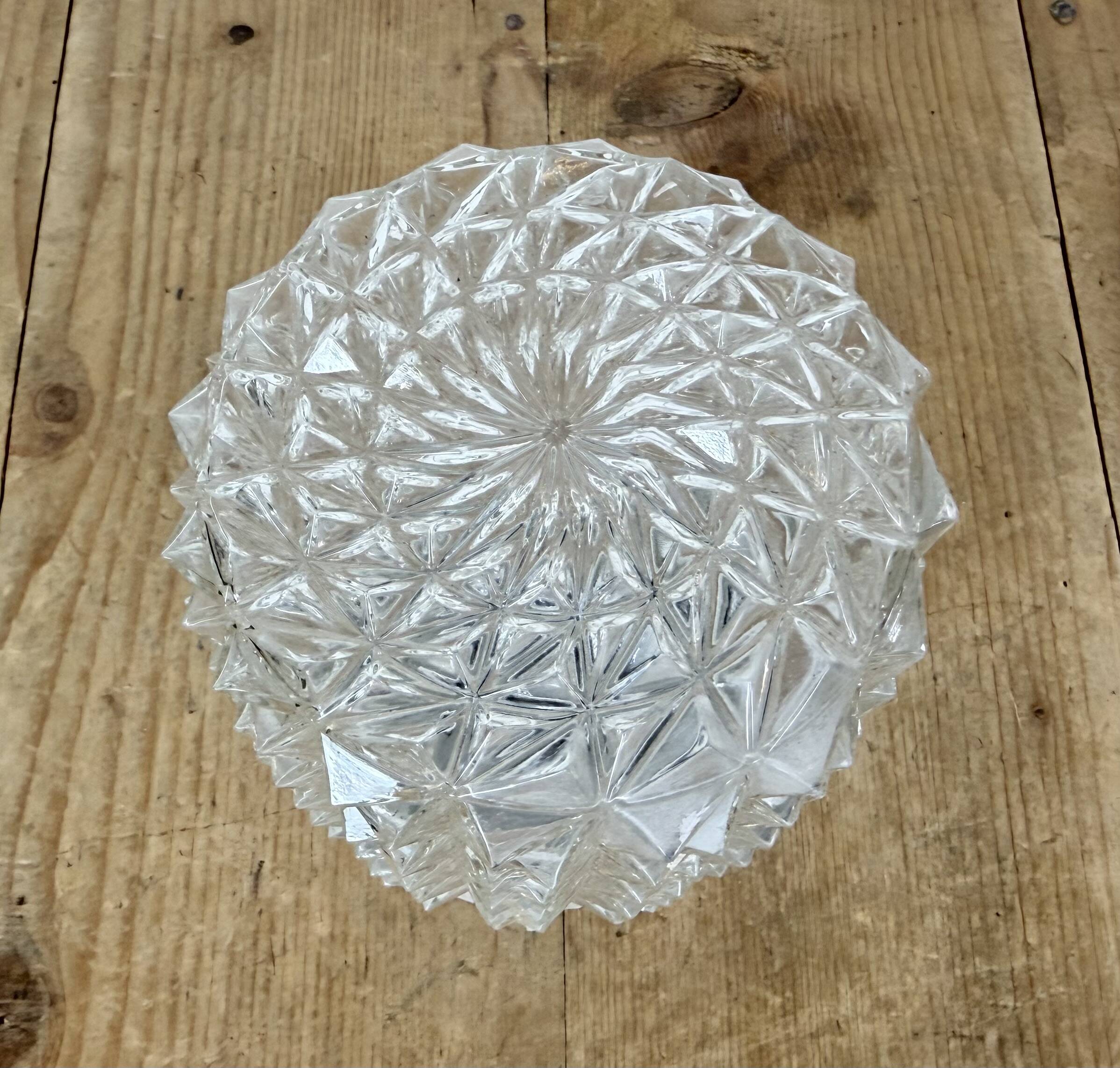 Vintage White Porcelain Ceiling Light, 1970s