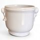 Cache-pot en faïence blanche, 1970