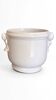 Cache-pot en faïence blanche, 1970
