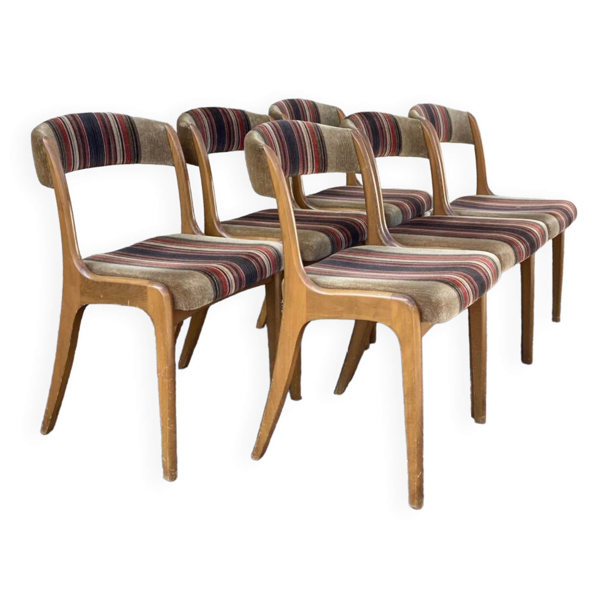 Six Baumann Gondola chairs