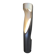 Sculptural flame lamp brushed aluminium Space Age Vintage 1970