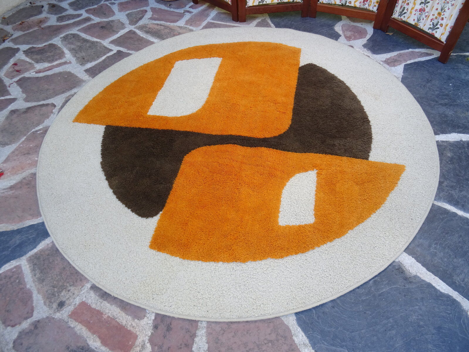 Design round carpet, 60s