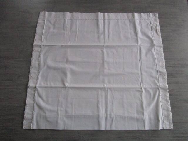Old embroidered pillowcase: 69x62cm