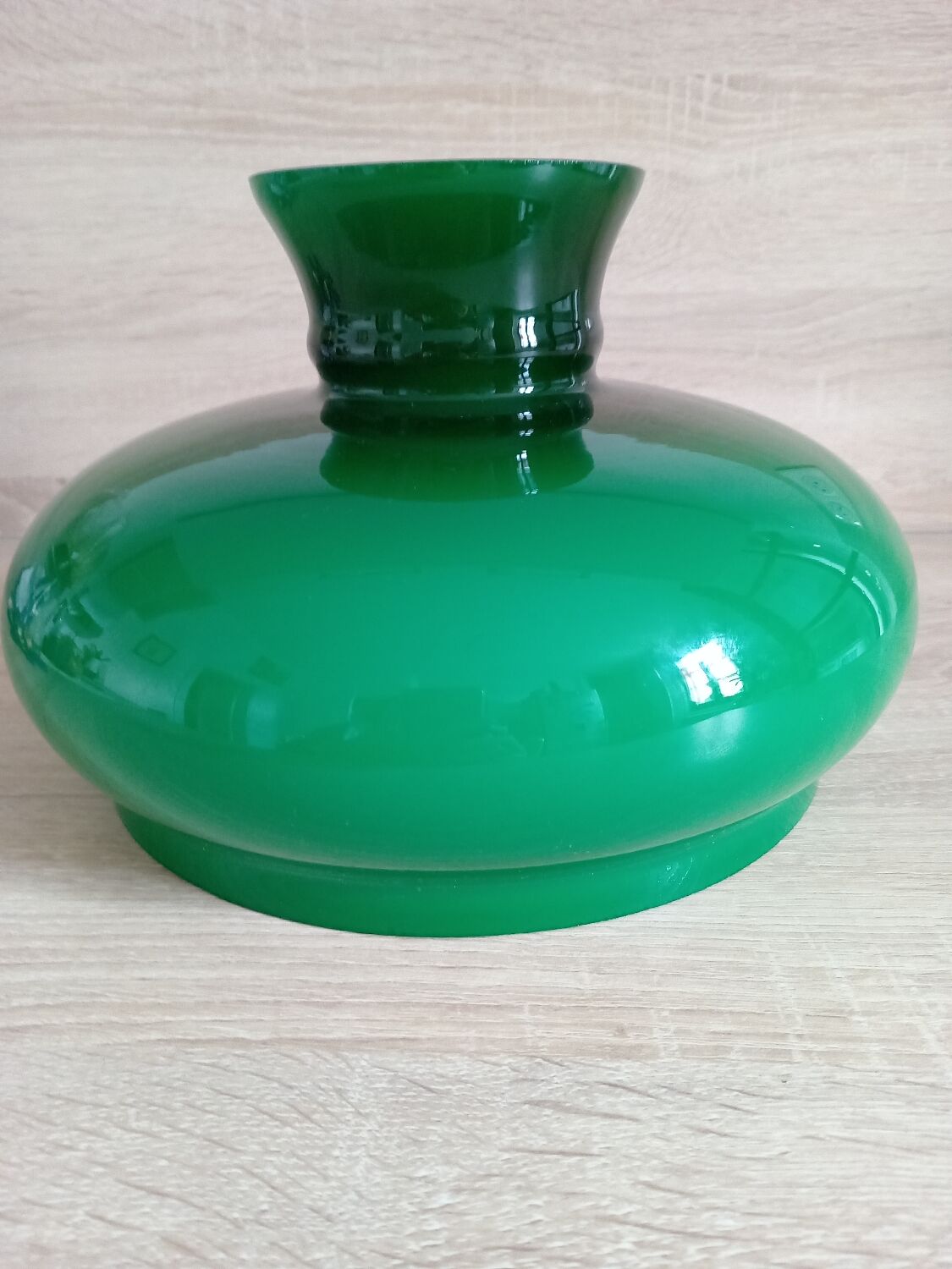 Green opaline lampshade