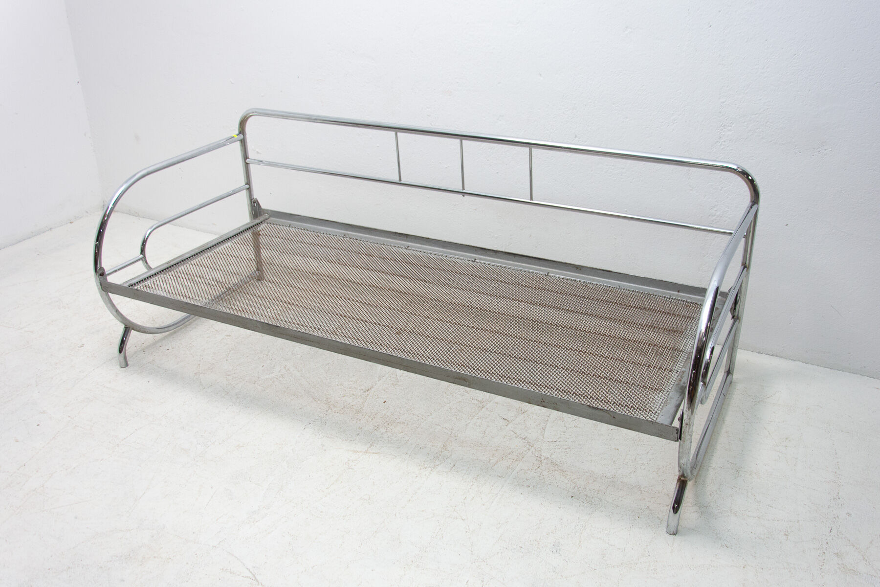 Chrome Bauhaus Sofa by Slezák Company, Bohemia, 1930 ´s