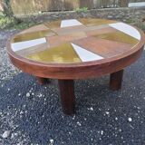 Round coffee table. ceramic