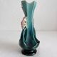 Vase soliflore en barbotine art nouveau fin XIXe