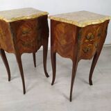 Pair of Louis XV style bedside tables