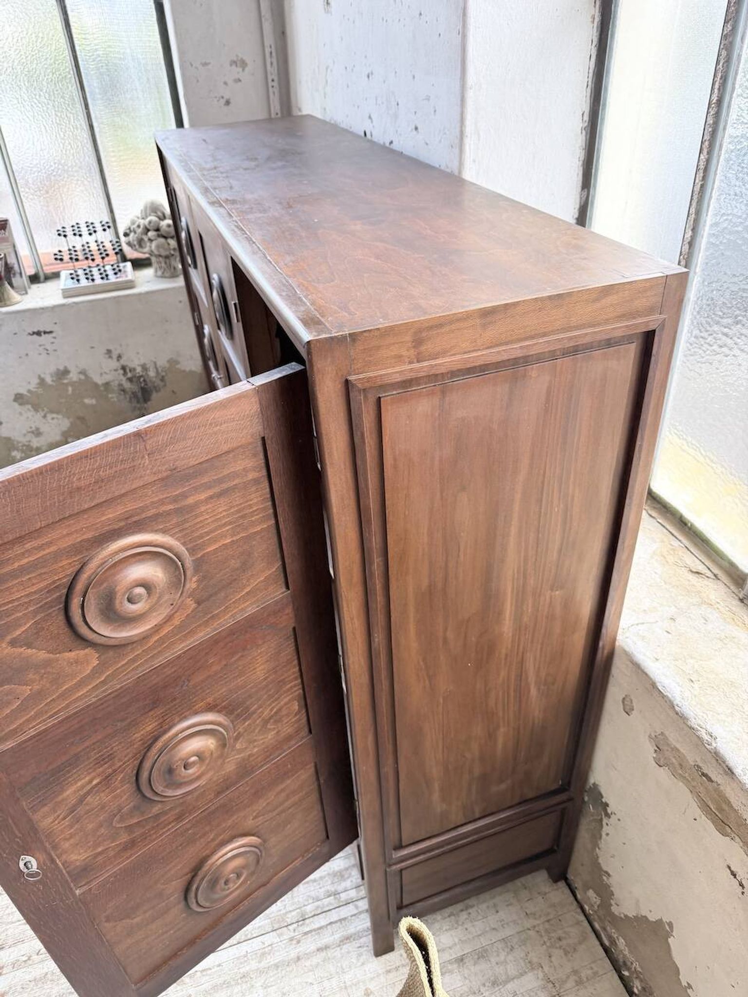 Oak wardrobe "Basque" Dudouyt