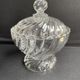 Art Deco - Crystal stamped Baccarat sugar pot