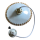 Vintage white opaline pendant lamp