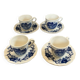 Lot 4 tasses BP sarguemines