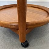 Serving trolley in teak with removable trays from Sika Møbler, 1960s