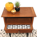 Vintage wooden bedside table