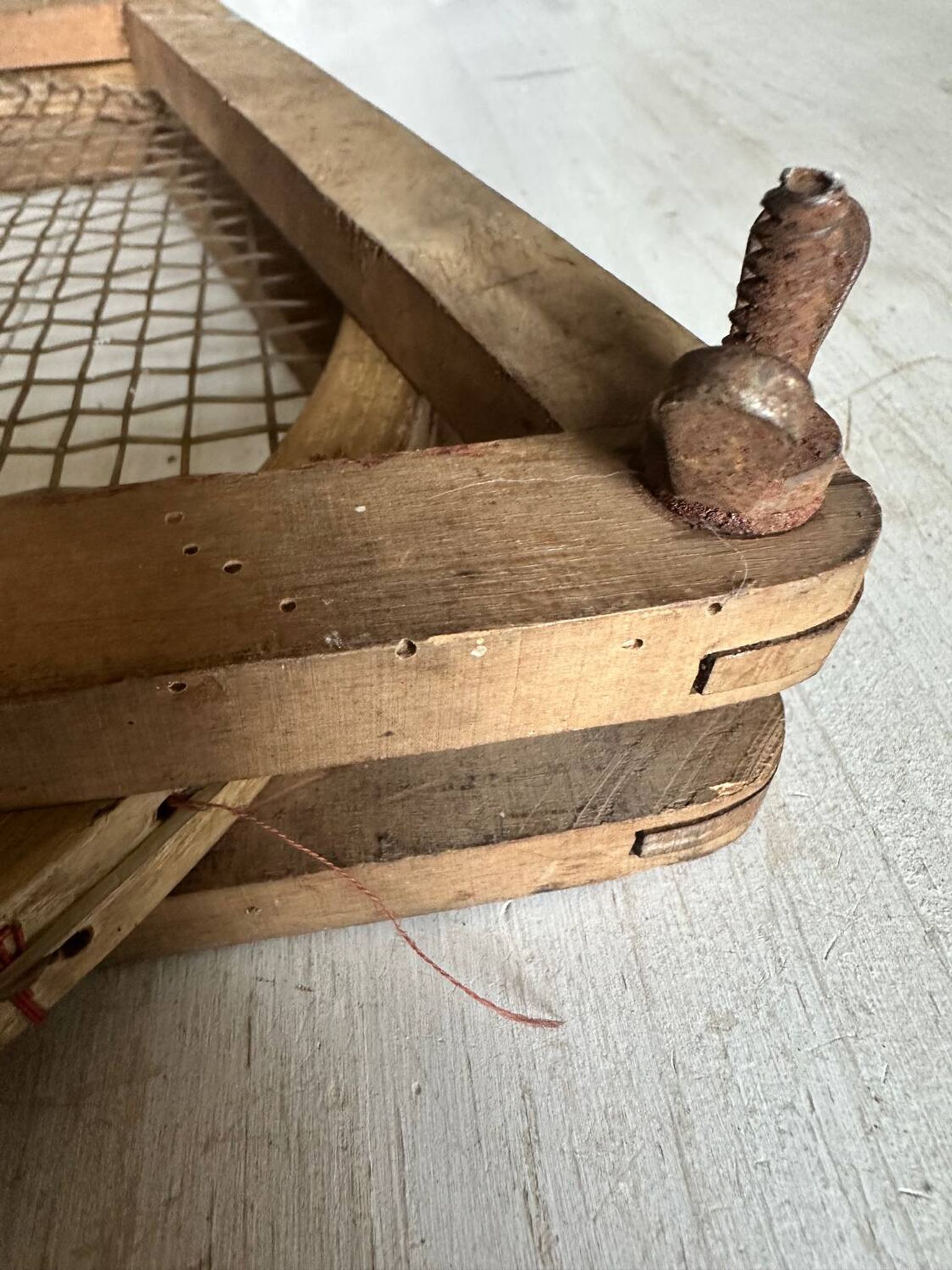 Old tennis racket