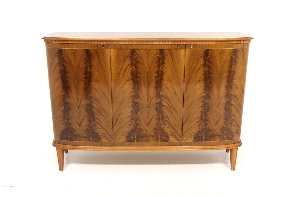 Scandinavian enfilade in mahogany, Swedish modern, Sweden, 1940.