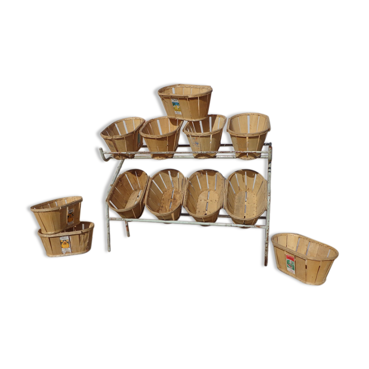 Vintage grocery display