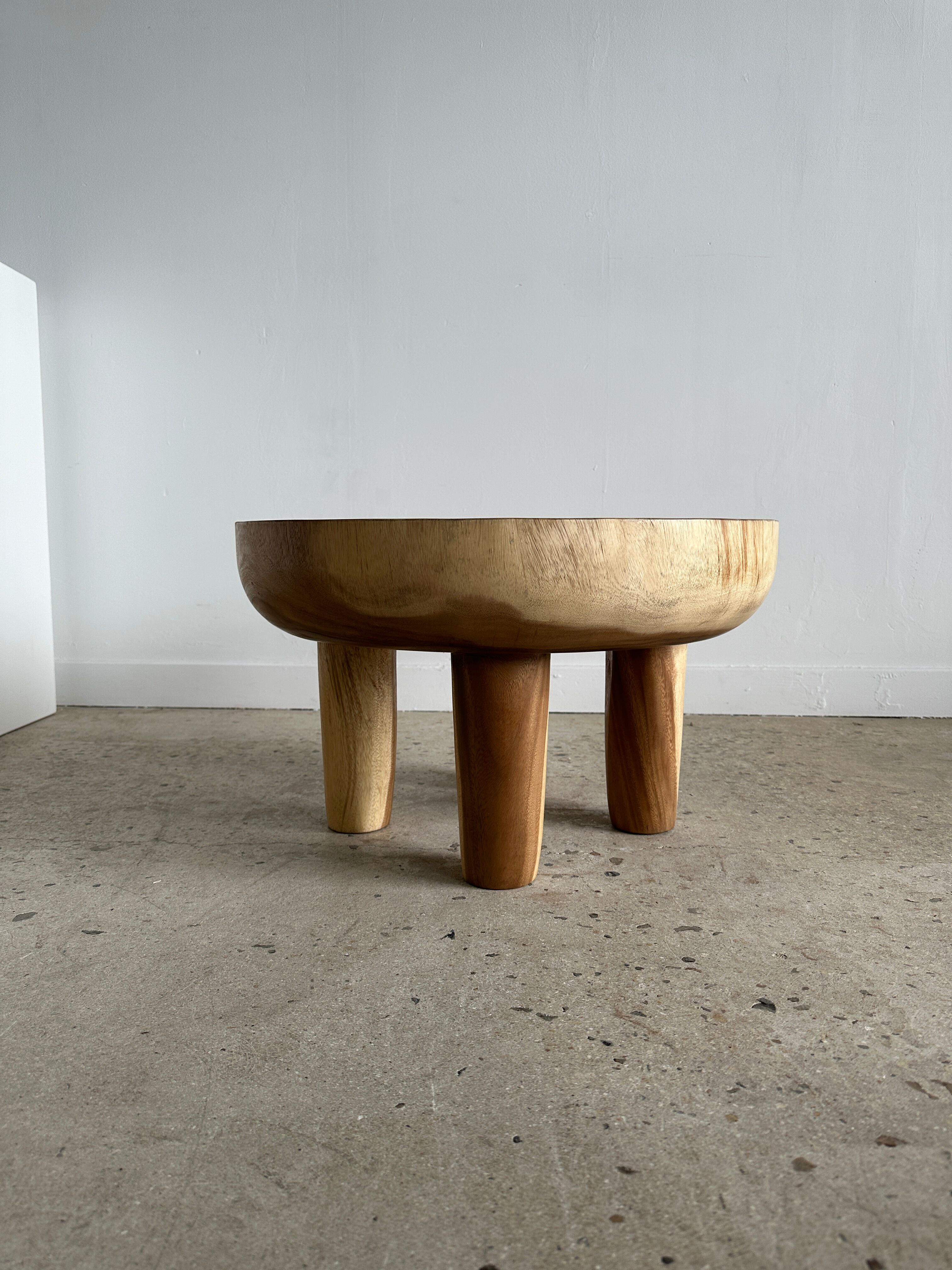 Coffee table, quadripod suar coffee table