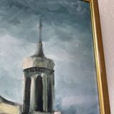 Oil painting on canvas Fourvière basilica