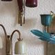 3 wall lamp, lily of the valley, from the 40s, vintage