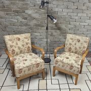 Pair of vintage Scandinavian armchairs from the 60s-70s.
