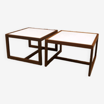 Two end tables coffee table