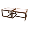 Deux bouts de canapé table basse