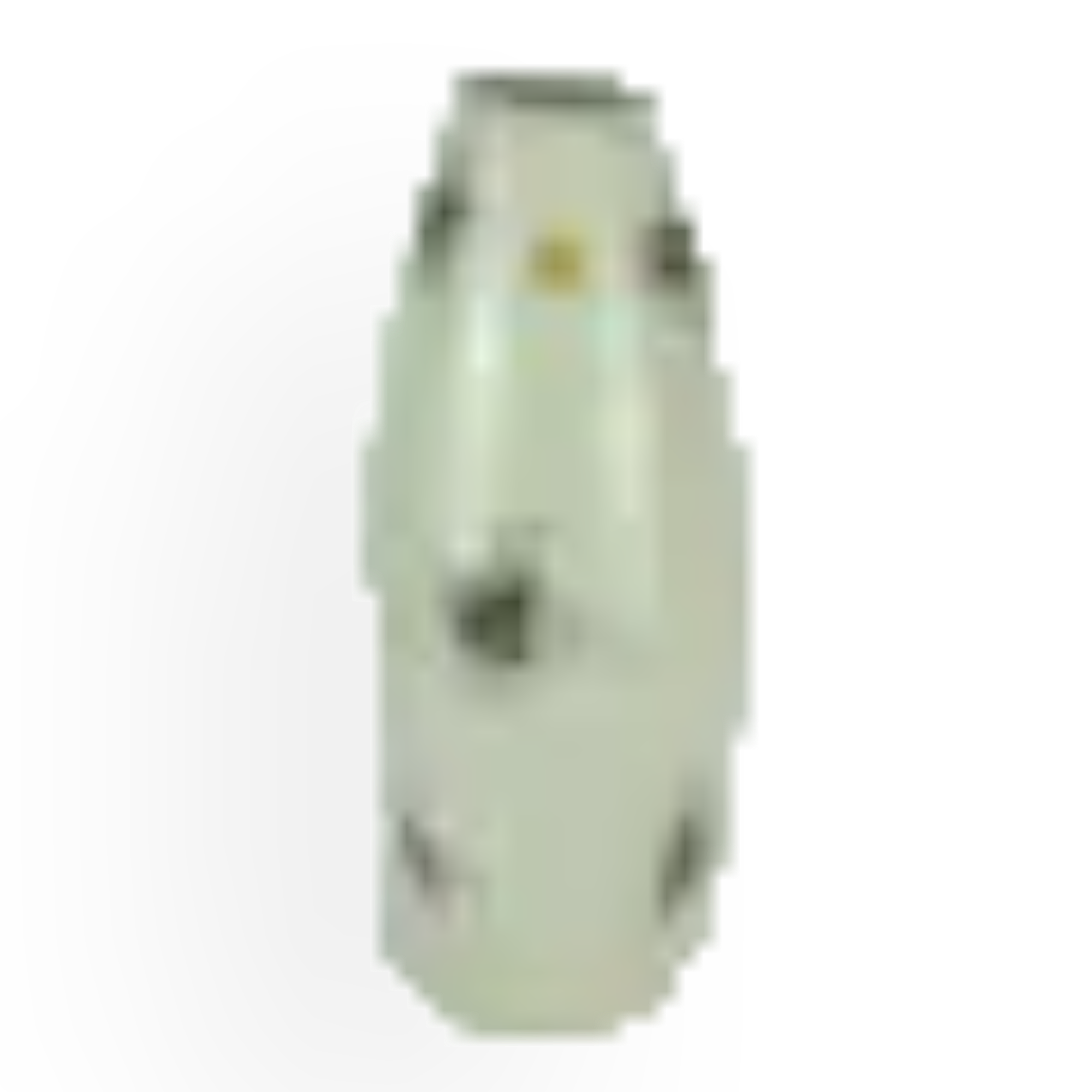 Mid century ceramic vase silberdistel abstract decor craquelé glaze 125/30