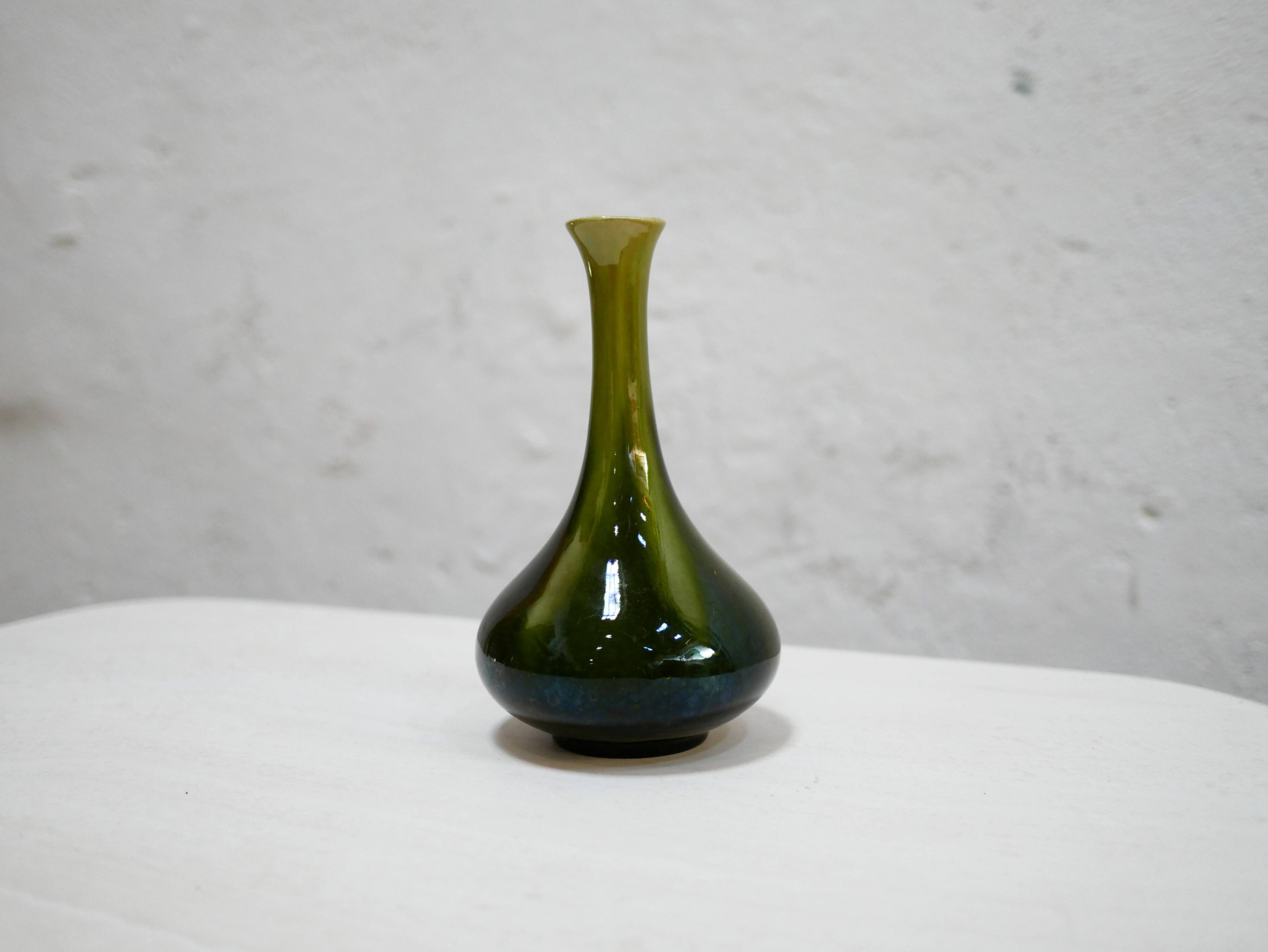 Vintage ceramic vase by the Orchies L'Herminé Declercq factory